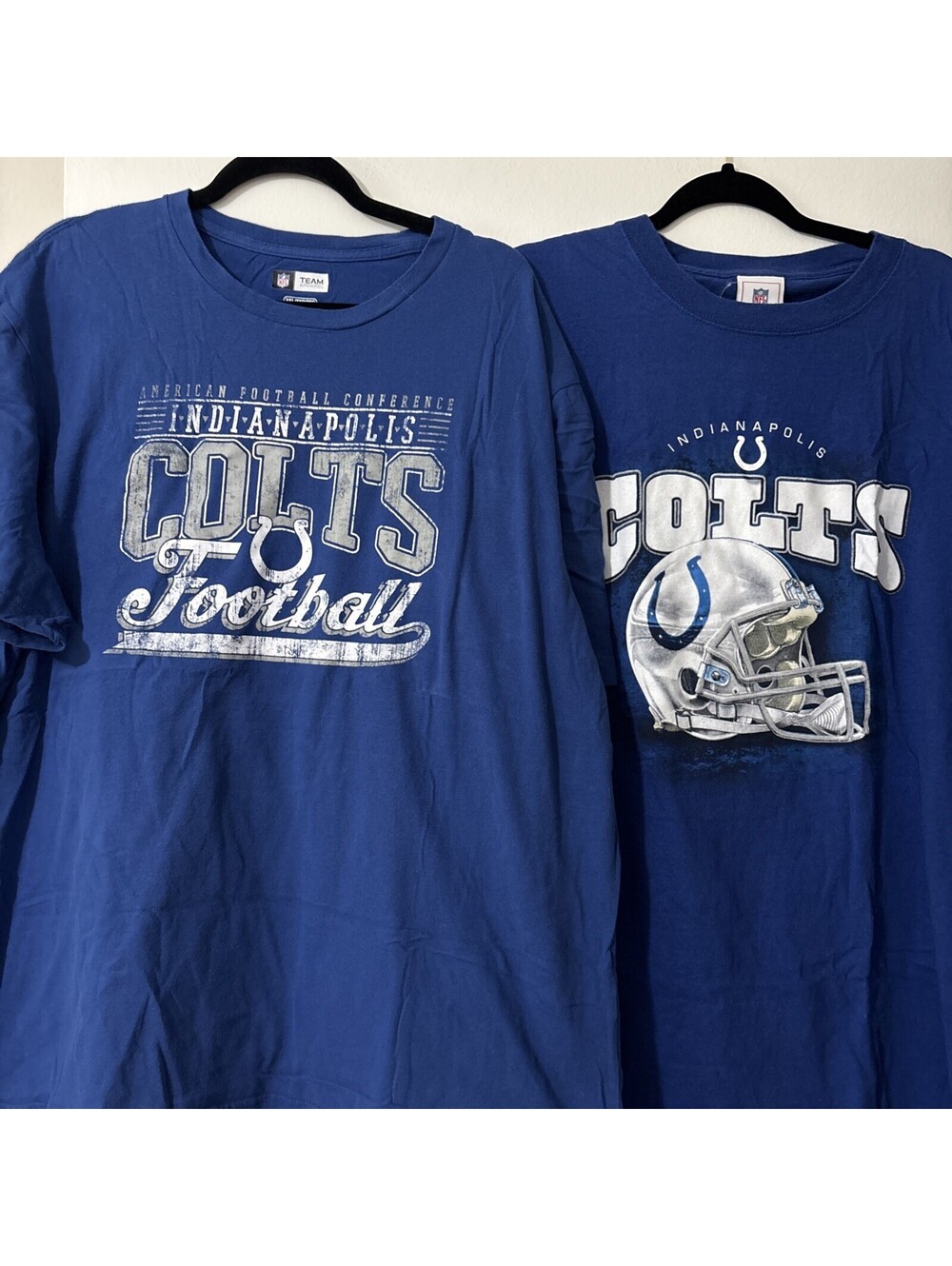 Lot Of 2 NFL Indianapolis Colts Mens XXL 2XL T-Shirt Bundle Graphics